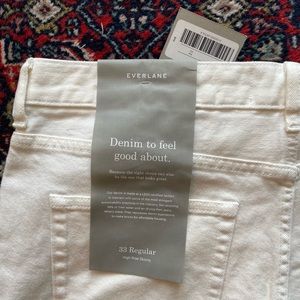 Everlane High-Rise Skinny Jean in Bone